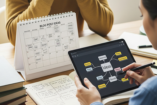 ブログのトピックを見つける方法のイメージ画像