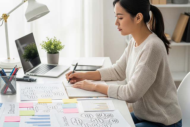 把握している考え方を整理するイメージ画像