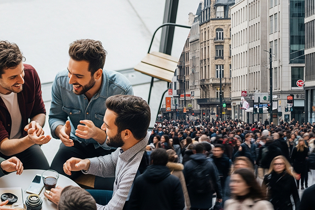 ニッチブログとマスブログをイメージした画像