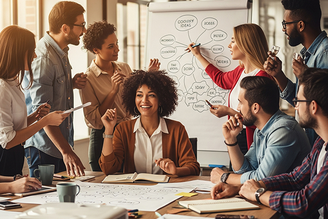 魅力的なコンテンツを継続的に作成しているイメージ画像