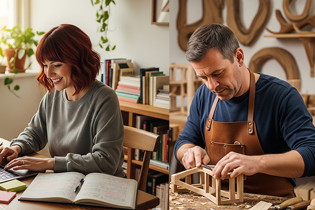 強みを反映させたブログのジャンルを見つけることをイメージした画像