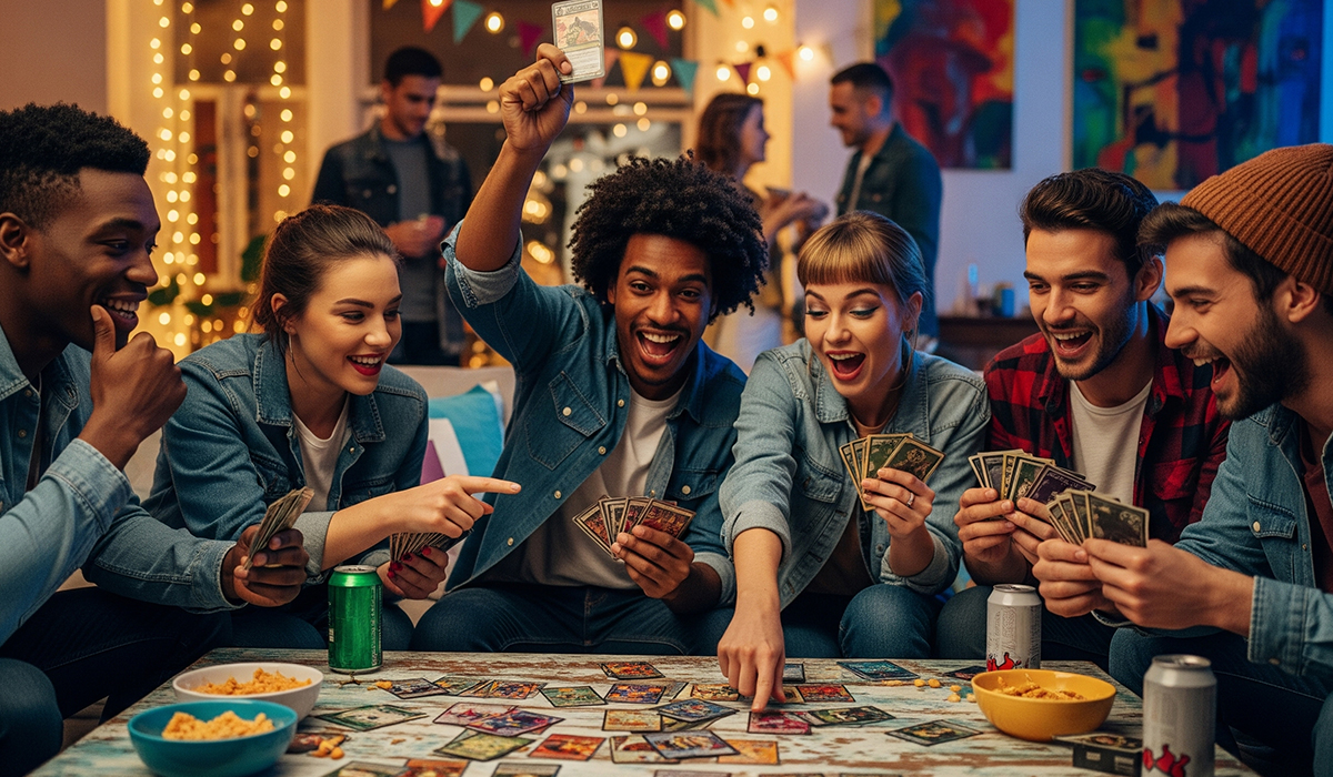 トレーディングカードゲームを楽しんでいるアイキャッチ画像