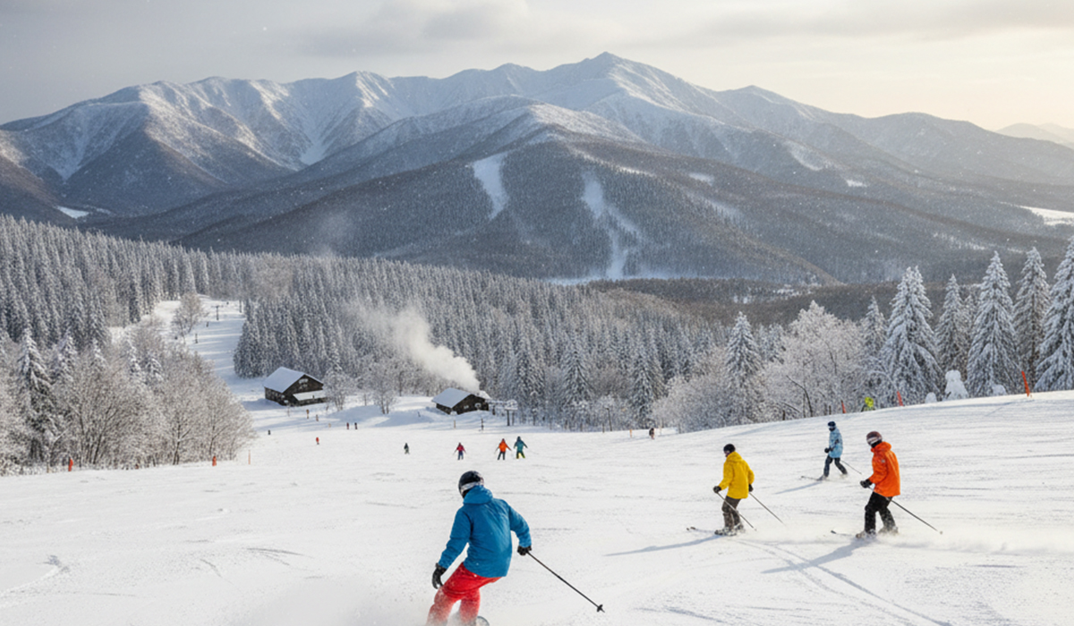 スキーやスノボを楽しんでいる様子のアイキャッチ画像