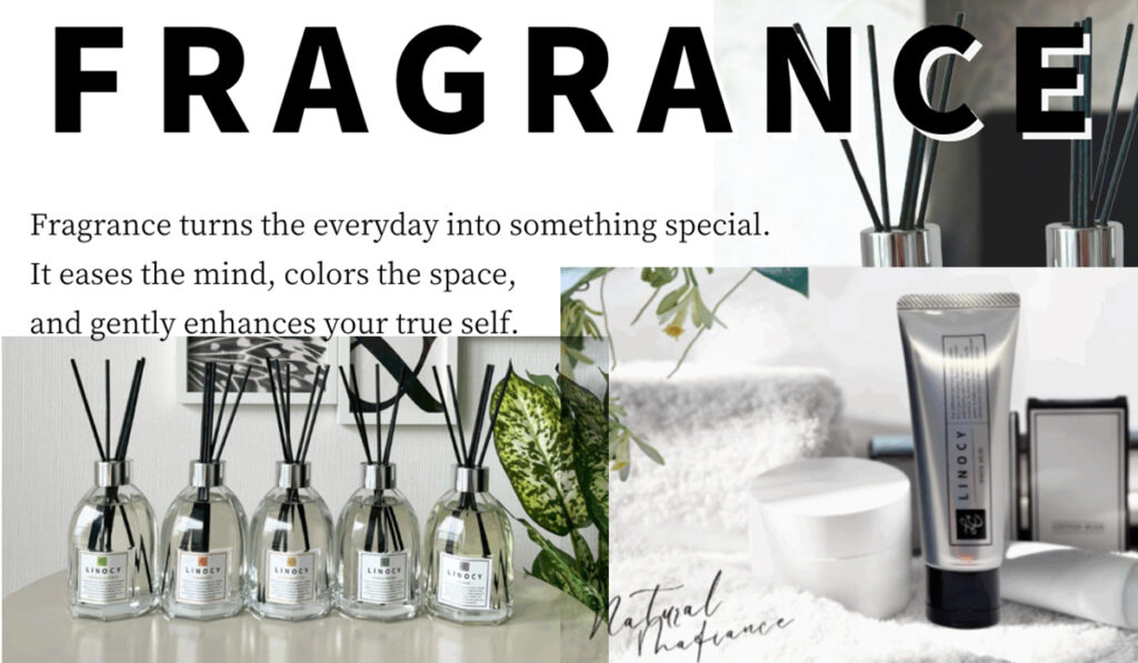 フレグランス「LINOCY公式サイト」のアイキャッチ画像