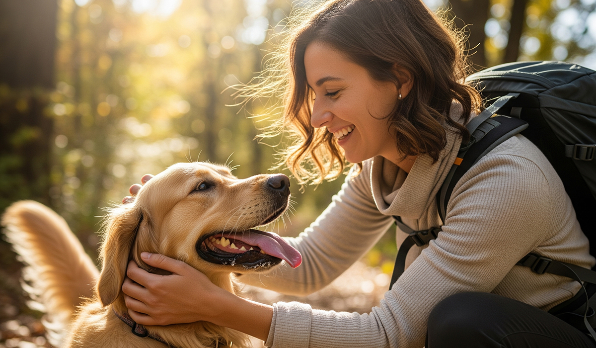 ペットと飼い主がふれ合っているアイキャッチ画像