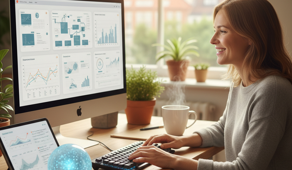 生成AIを活用し記事を作成している様子のアイキャッチ画像