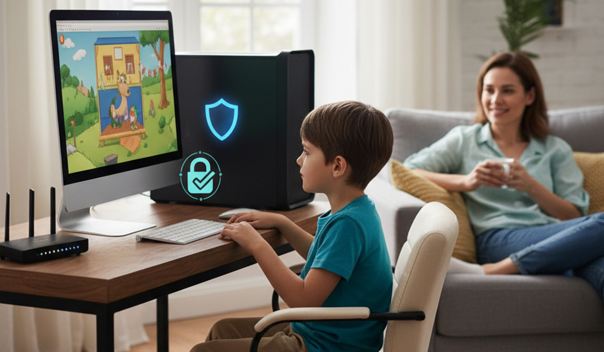 自宅のパソコンは最新のセキュリティソフトで守られている様子のアイキャッチ画像