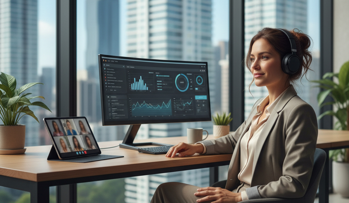 新会社を都心のバーチャルオフィスで快適に運営している様子のアイキャッチ画像