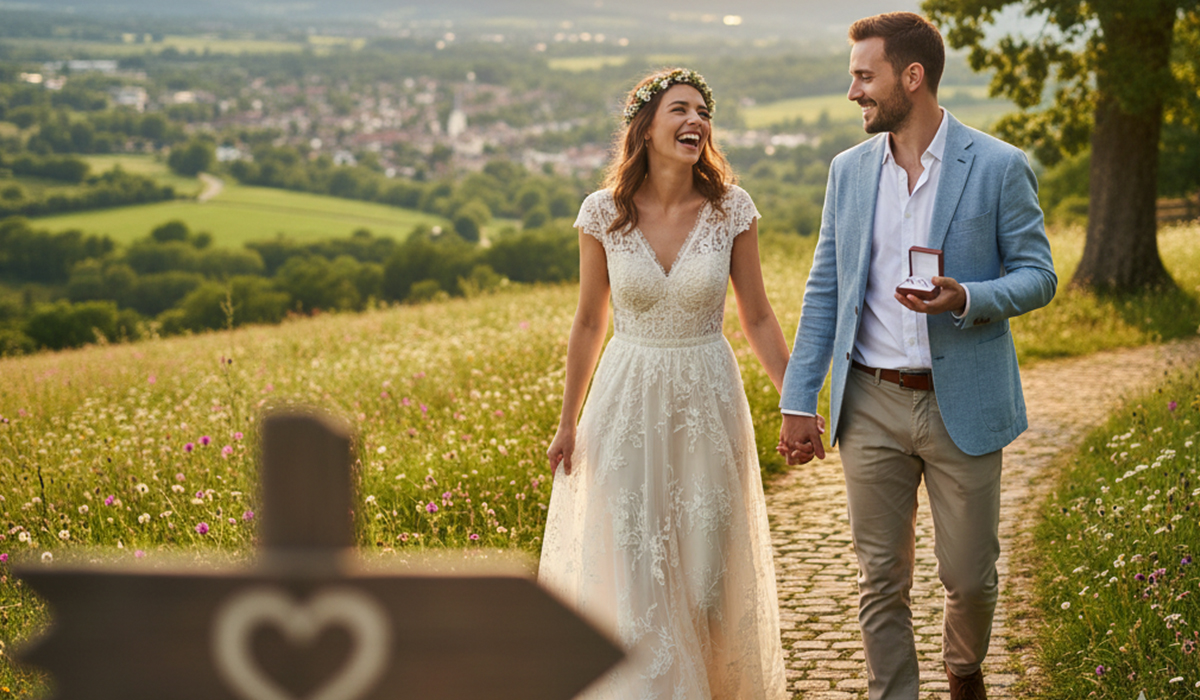 若い男女が無事結婚することになり、とても幸せな未来が待っている様子のアイキャッチ画像