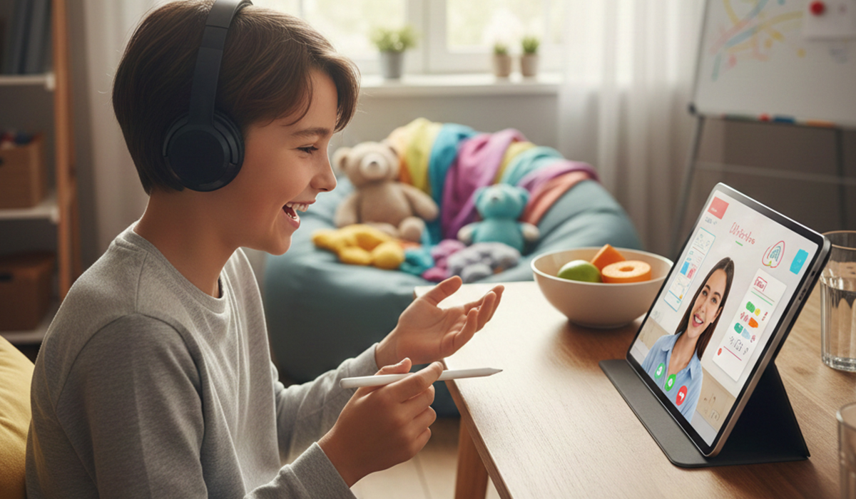 オンライン個別指導を積極的に受けて楽しんでいる様子のアイキャッチ画像