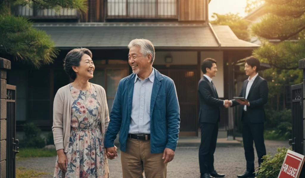 資産の有効活用ができてよろこんでいる様子のアイキャッチ画像