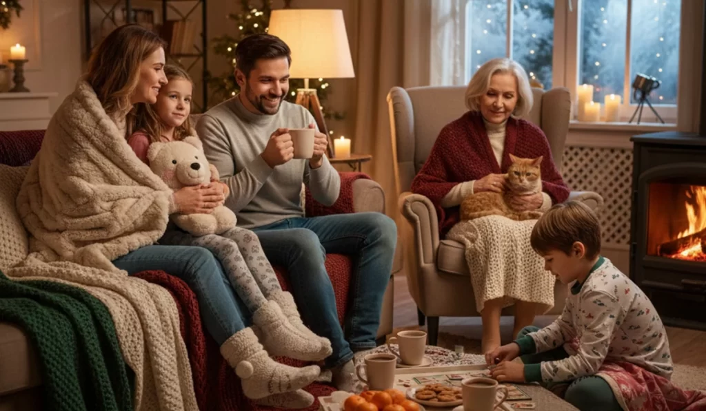 しっかり温めるあったかアイテムでぬくもりをチャージしている様子のアイキャッチ画像